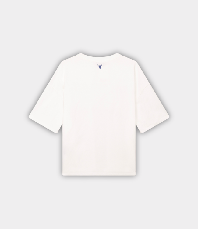 Alix the Label the label tee s/s soft white – Casual T-shirt voor elke