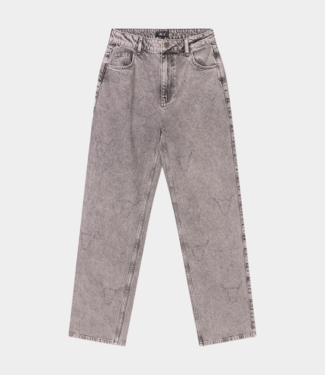 Alix the Label damaged bull pant grey washed denim