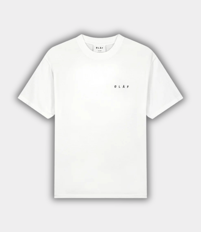 Olaf Face tee optical white M990104-WHITE