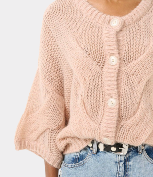 Gestuz Gzzenia cardigan rose dust 10910337-141307