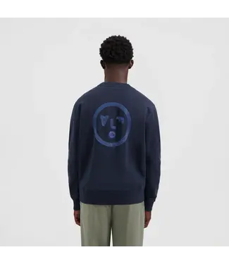 Olaf Lined face crewneck navy