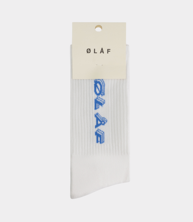 Olaf triple italic socks optical white A220809-OPTICAL WHITE
