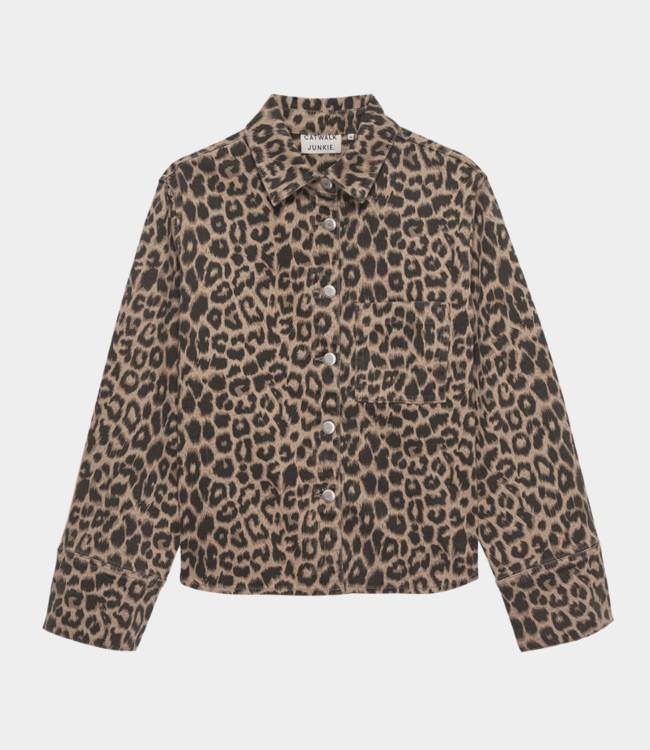 Catwalk Junkie Leopard jacket grey morn 2503022402-142