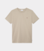 Les Deux norregaard contrast t-shirt dark sand