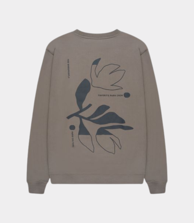 Goodpeople Look sweat mid brown 25020709-3205