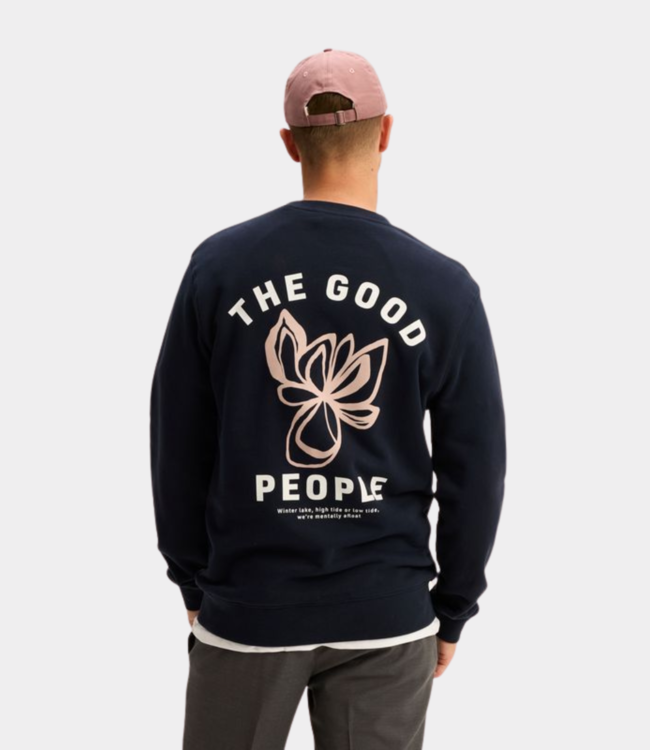 Goodpeople Lito sweat navy 25020703-7800