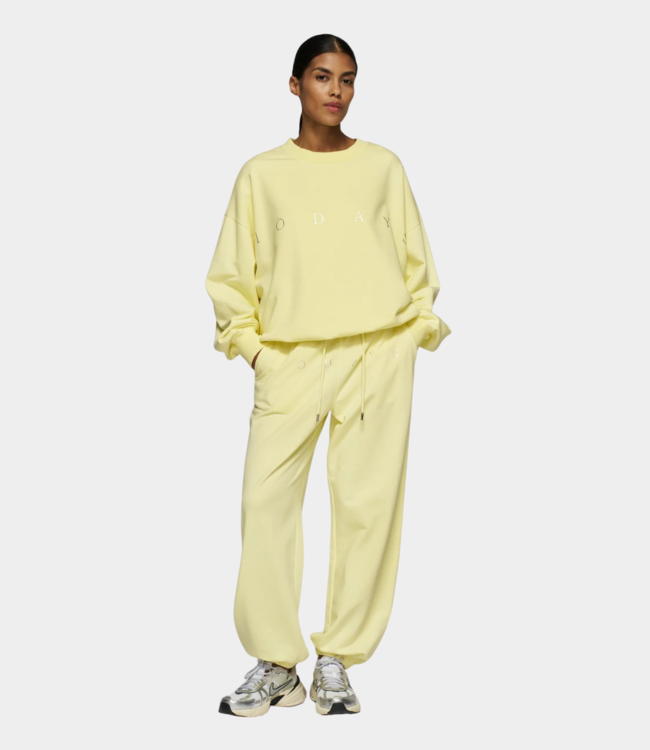 10Days Bar jogger logo pastel yellow 20-015-5203-1315