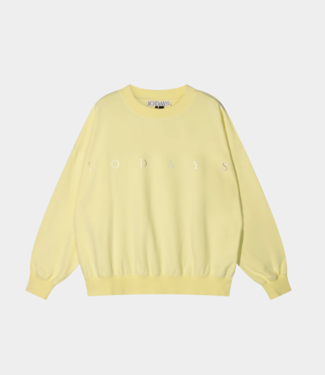 10Days Oversized sweater logo pastel yellow