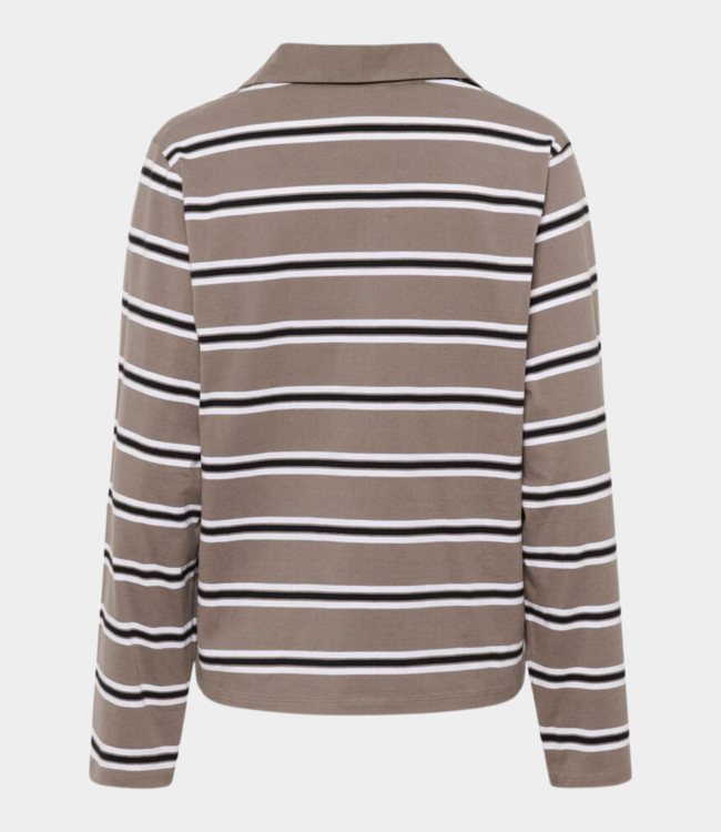 Karen By Simonsen kbzuelma striped polo ls zuelma stripe falcon 10105564-108480