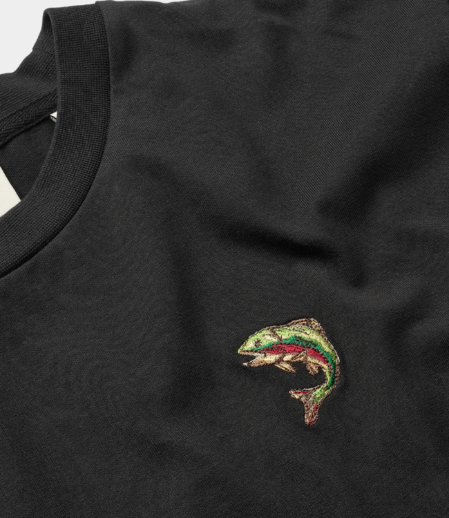 Foret Fish t-shirt black  F7002-BLACK