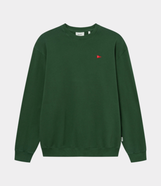 Foret Flag sweatshirt dark green