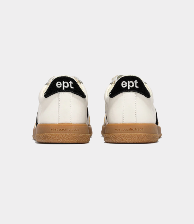 East Pacific Trade Santos sneaker off white black EP4SN1ST08101-WHITE