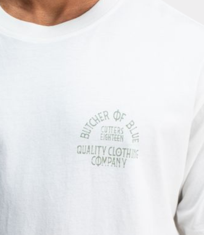 Butcher of Blue Classic frat loose tee titan white