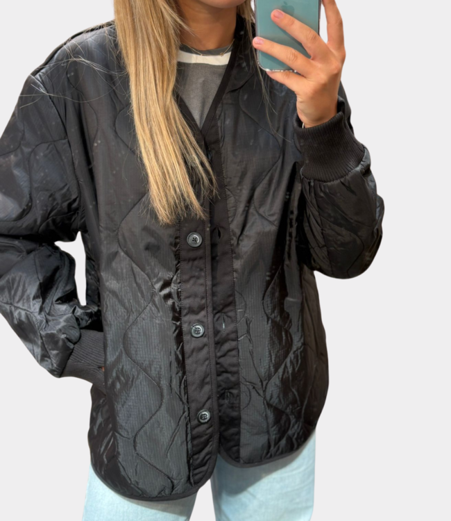 10Days Light padded jacket black 20-578-5203-1012