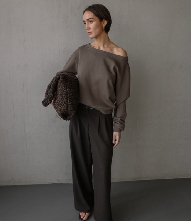 Club L'avenir Momo'cl sweat coffee 2057303-99