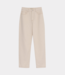 The New Society Tns denim woman wide leg pant ecru ecru AW25WPA21C13