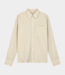 Olaf textured boxy shirt off-white M220305-OFF-WHITE