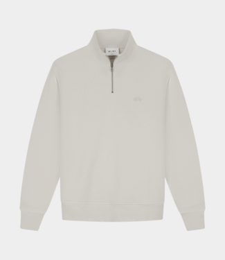 Olaf signature zip sweat mock cement