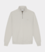 Olaf signature zip sweat mock cement M990204-CEMENT