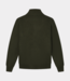 Olaf signature knitted zip mock olive night M220707-OLIVE NIGHT