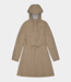 Rains Curve Long Jacket W Beige