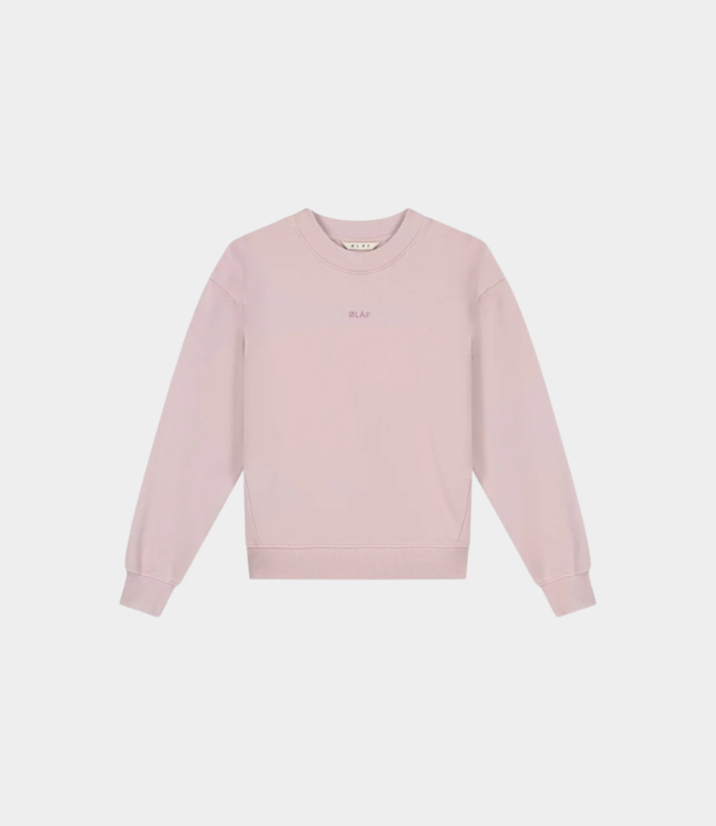 Olaf Essential washed crewneck keepsake lilac W220201-KEEPSAKE LILAC