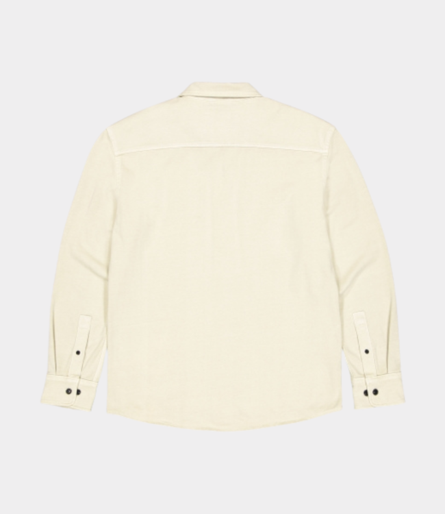 Butcher of Blue phil jersey overshirt beige grey vd