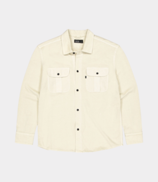 Butcher of Blue phil jersey overshirt beige grey vd