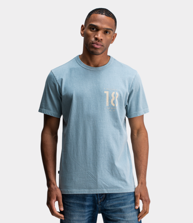 Butcher of Blue army stencil tee horizon blue vd