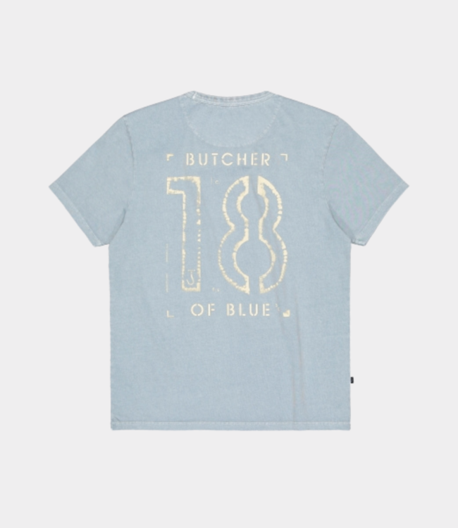 Butcher of Blue army stencil tee horizon blue vd