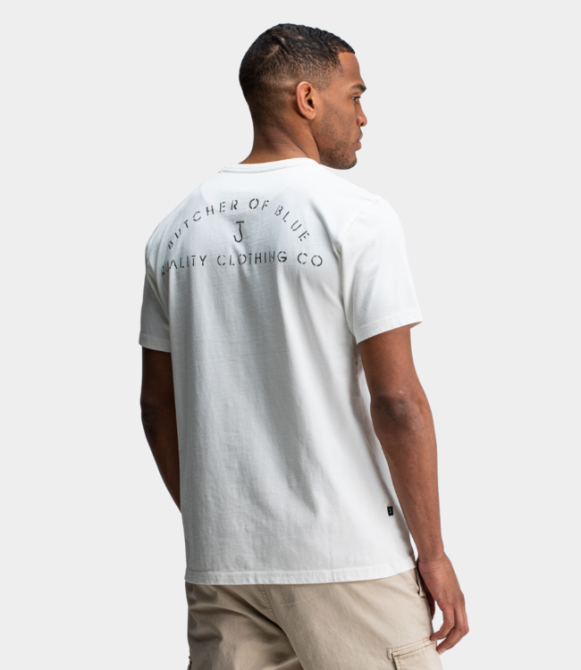 Butcher of Blue army qcc tee titan white