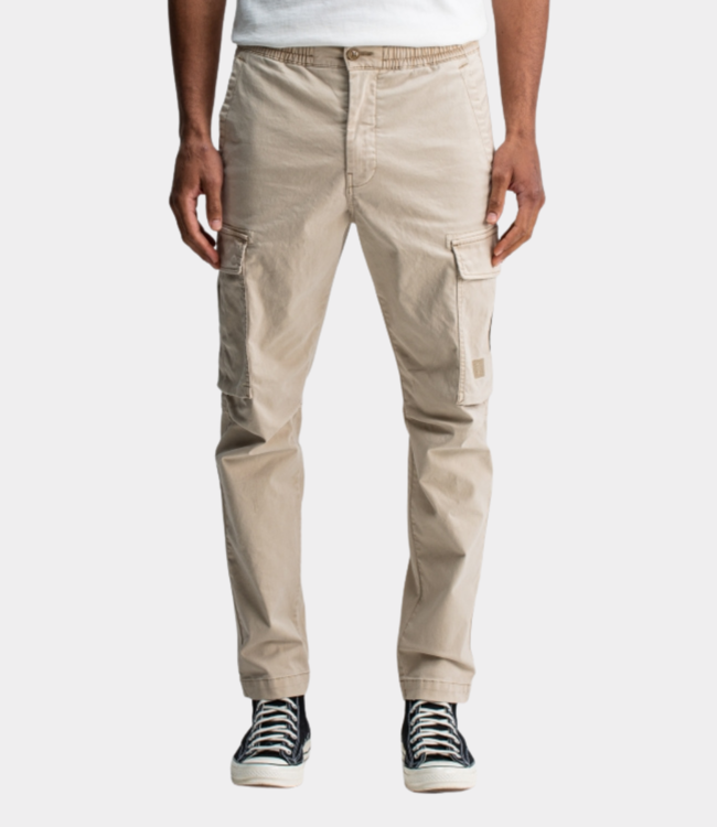 Butcher of Blue tristan slim sateen cargo beige grey