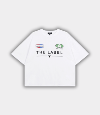 Alix the Label Racer tee soft white