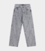 Alix the Label Cutseams denim broek grey washed – Moderne broek met stra
