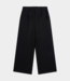 Alix the Label Wide leg broek black – Moderne broek met strakke pasvorm