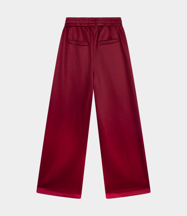 Alix the Label Training sweat broek bordeaux – Moderne broek met strakke