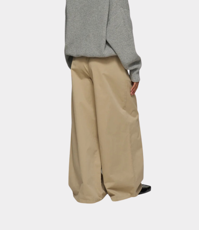 10Days wide pants twill earth 20-051-5203-1130