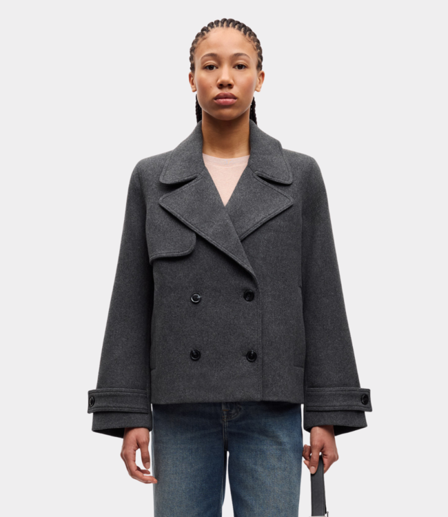 Samsoe Samsoe samarta jacket 15771 dark grey mel. F25300154-CLR000659