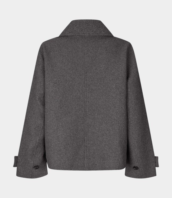 Samsoe Samsoe samarta jacket 15771 dark grey mel. F25300154-CLR000659