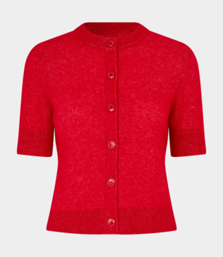 Samsoe Samsoe sanoura ss cardigan 15556 haute red