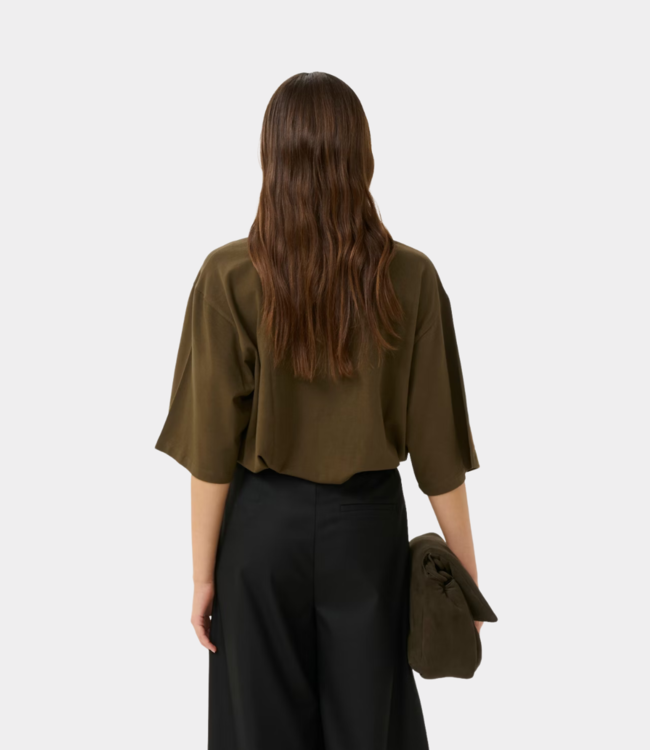 Gestuz Gzdami tee dark beech 10910545-108289