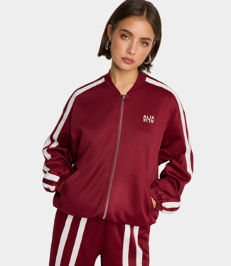 Alix the Label Trainings sweat jacket bordeaux