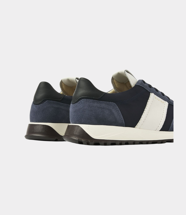 Nubikk Glen Hendrix Blue Combi – Men’s sneaker in suede & nylon, handmade in Portugal | Newstyle