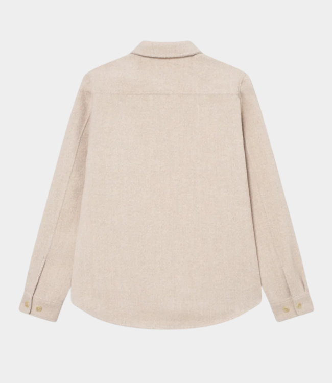 Les Deux lennon bouclé overshirt ivory 1000547-215
