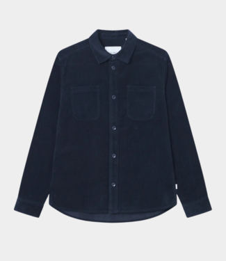 Les Deux kody corduroy overshirt dark navy