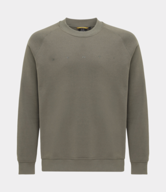 Genti Basic logo sweater brown