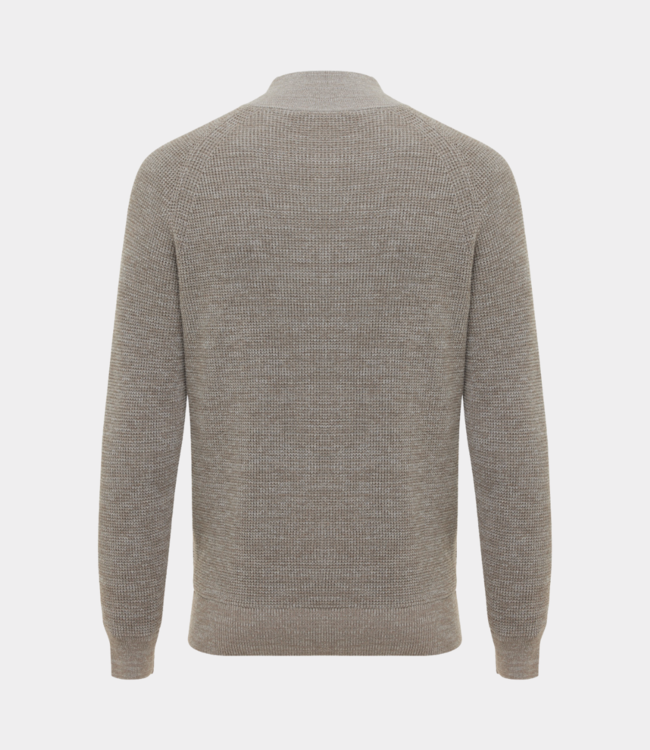 Gentiluomo Turtle zip brown K3074-256-144