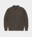 Butcher of Blue galway polo ls mocha brown