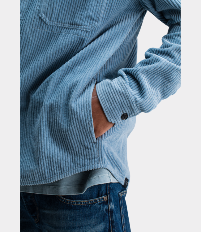Butcher of Blue colby cord overshirt horizon blue