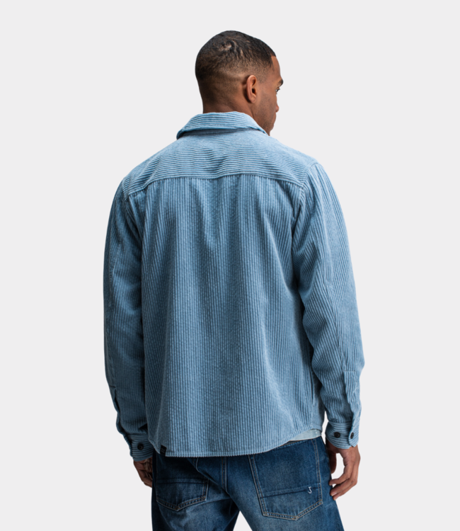 Butcher of Blue colby cord overshirt horizon blue